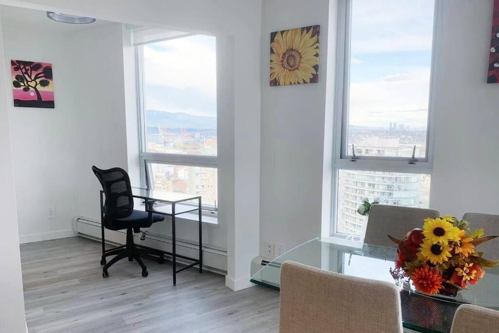 溫哥華Downtown 3Br/2Ba+Views+Skytrain+Free Parking公寓 外观 照片