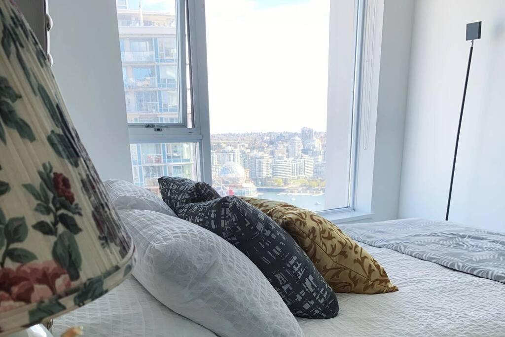 溫哥華Downtown 3Br/2Ba+Views+Skytrain+Free Parking公寓 外观 照片