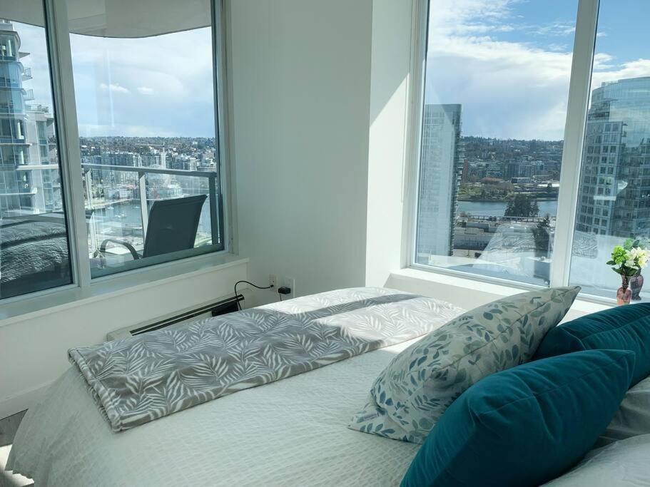 溫哥華Downtown 3Br/2Ba+Views+Skytrain+Free Parking公寓 外观 照片