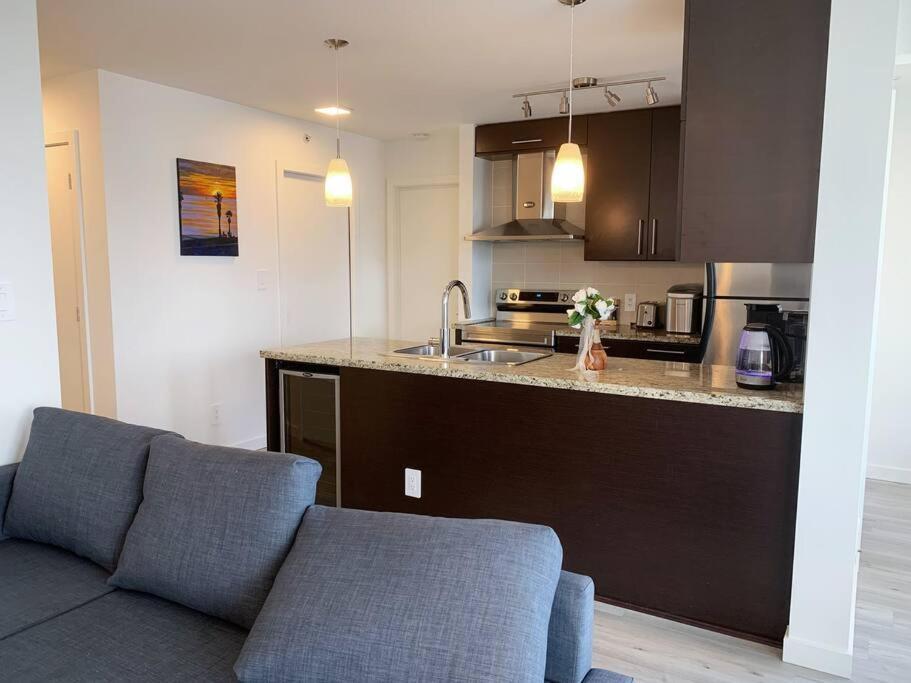 溫哥華Downtown 3Br/2Ba+Views+Skytrain+Free Parking公寓 外观 照片